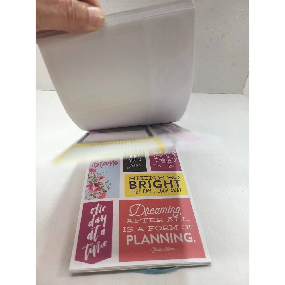 Happy Planner QUOTES 424 Pieces BRAND NEW 30 Pages of Stickers 3 Missing